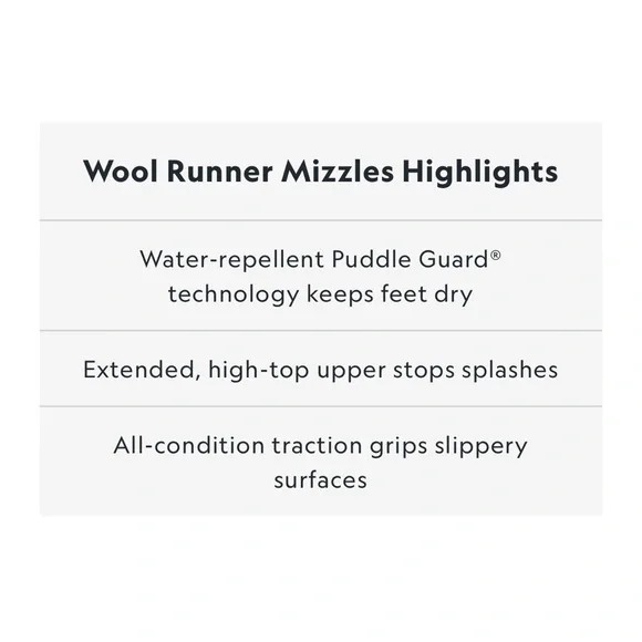 ALLBIRDS Men’s Ginseng (Beige Sole) Wool Runner Mizzles - Picture 2 of 10